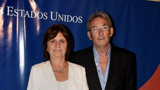 Guillermo Yanco junto a su pareja, Patricia Bullrich