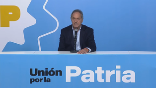 Daniel Scioli: Tenemos que tener paciencia, fe y confianza.