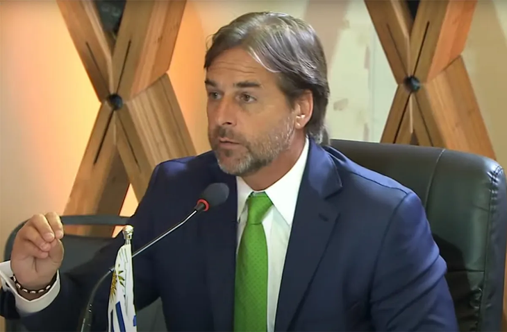 Lacalle Pou le pidió a sus pares del Mercosur que digan la verdad sobre las negociaciones sobre un posible TLC con China.