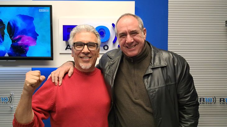 Carlos Polimeni y Gustavo Popi Spatocco, juntos en Radio 10.