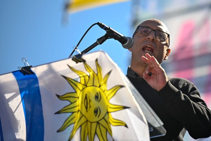 Marcelo Abdala, presidente del PIT-CNT, central sindical uruguaya.