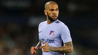 El jugador brasileño Dani Alves.