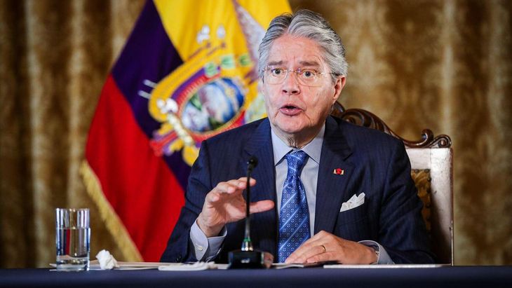 El presidente de Ecuador, Guillermo Lasso.