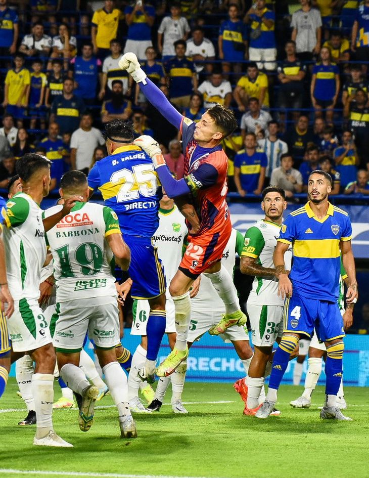 Boca contra Defensa y Justicia por la Liga Profesional de Fútbol.