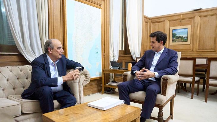 Guillermo Francos y Eduardo Wado de Pedro