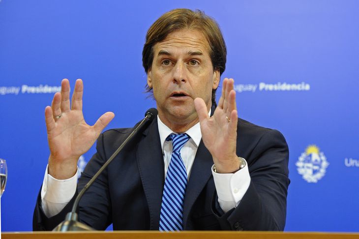 Luis Lacalle Pou, presidente de Uruguay.
