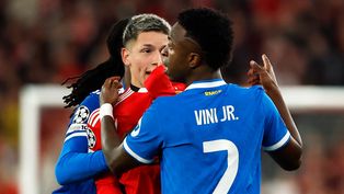 champions league: prestiani le respondio a vinicius tras ser acusado de racismo