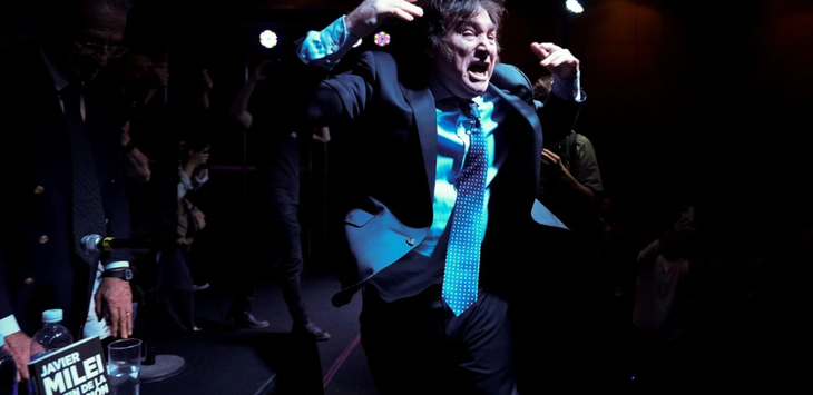 El líder de La Libertad Avanza, Javier Milei.