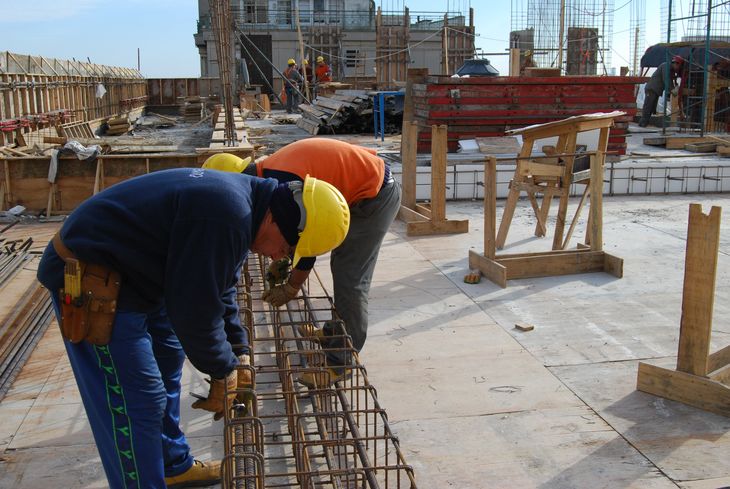 Obra Construcción Obreros Trabajadores
