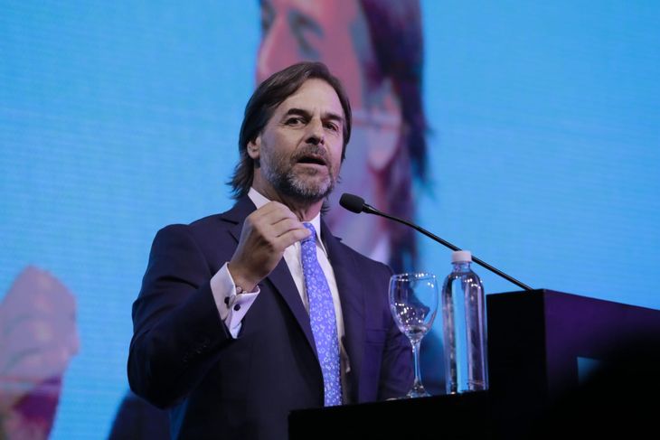 Luis Lacalle Pou en la cena anual de Fundación Libertad