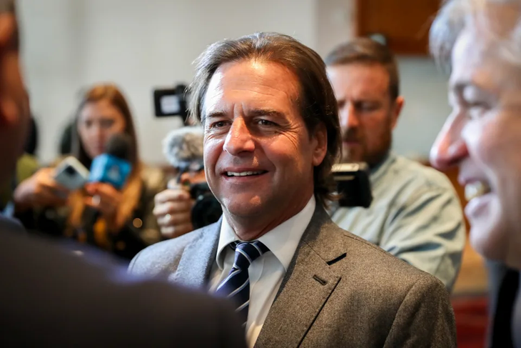 El presidente Luis Lacalle Pou.