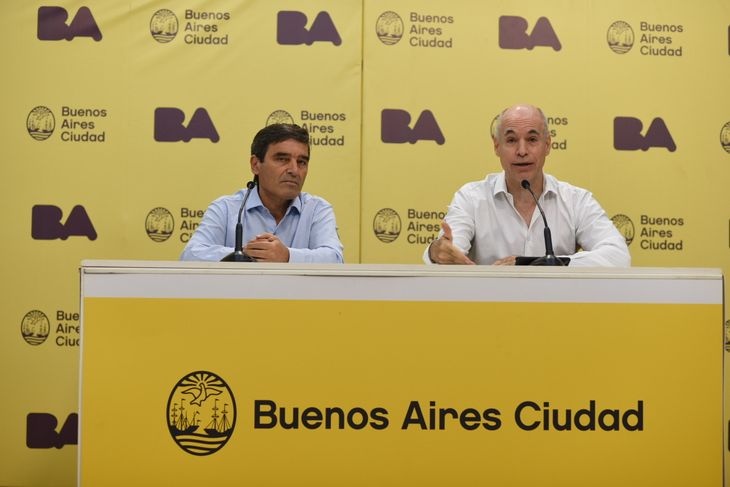 Fernán Quirós y Horacio Rodríguez Larreta.