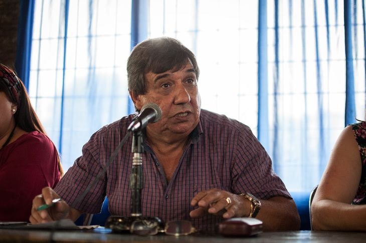 Rubén García, titular de la Federación de Sindicatos Municipales bonaerenses.