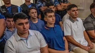 Los rugbiers durante el juicio por el crimen de Fernando Báez Sosa.
