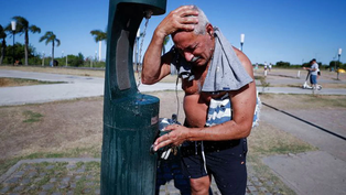 Alerta Roja por ola de calor en Argentina.