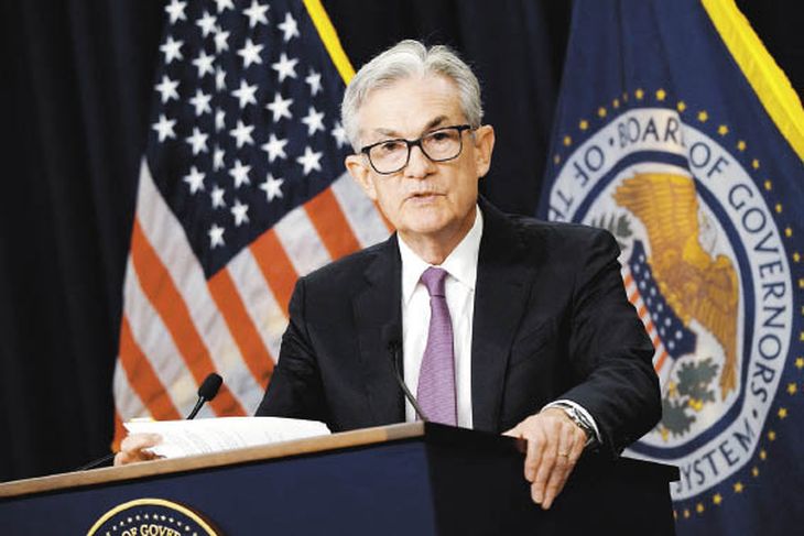 Jerome Powell, presidente de la Reserva Federal.