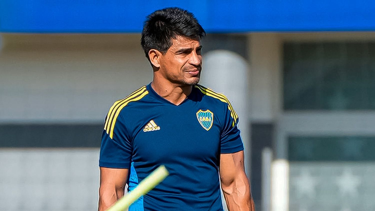 El DT de Boca Juniors, Hugo Ibarra.