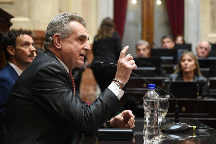 El jefe de Gabinete, Agustín Rossi.