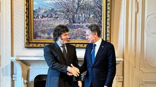 Javier Milei recibió a Antony Blinken en Casa Rosada
