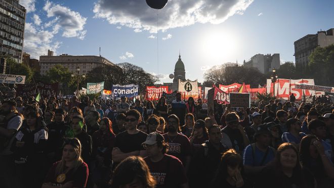 Se realiza la cuarta marcha federal universitaria