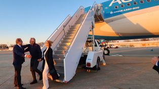 El presidente, Alberto Fernández, llegó a Estados Unidos.