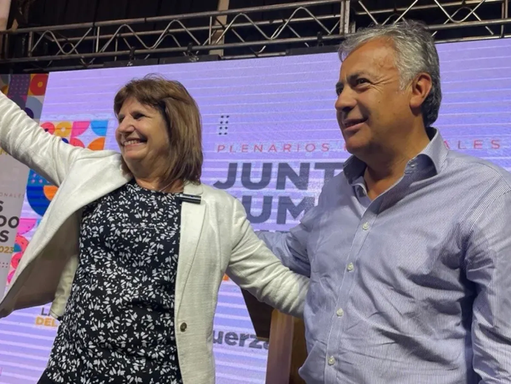 Bullrich intervino el PRO en Mendoza para sostener su alianza con Cornejo