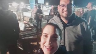 Matías Burstein junto a su esposa Einav. Es la octava muerte de un argentino tras el ataque de Hamas. &nbsp;