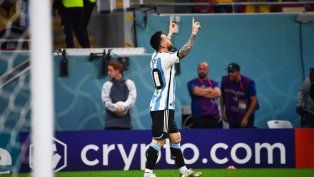 Qatar 2022 - El festejo de Messi luego del gol ante Australia