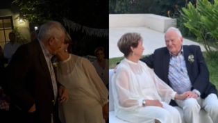 La historia de amor de la abuela de 80 años que se casó.