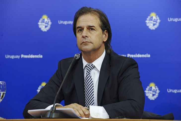 El presidente Luis Lacalle Pou.