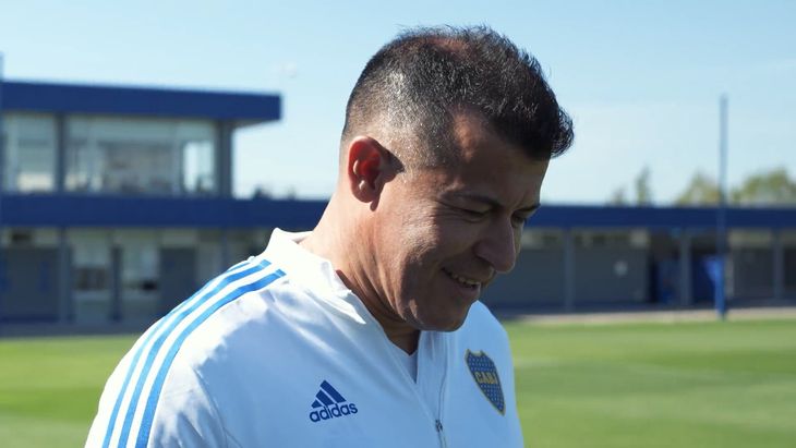 El DT de Boca Juniors, Jorge Almirón.
