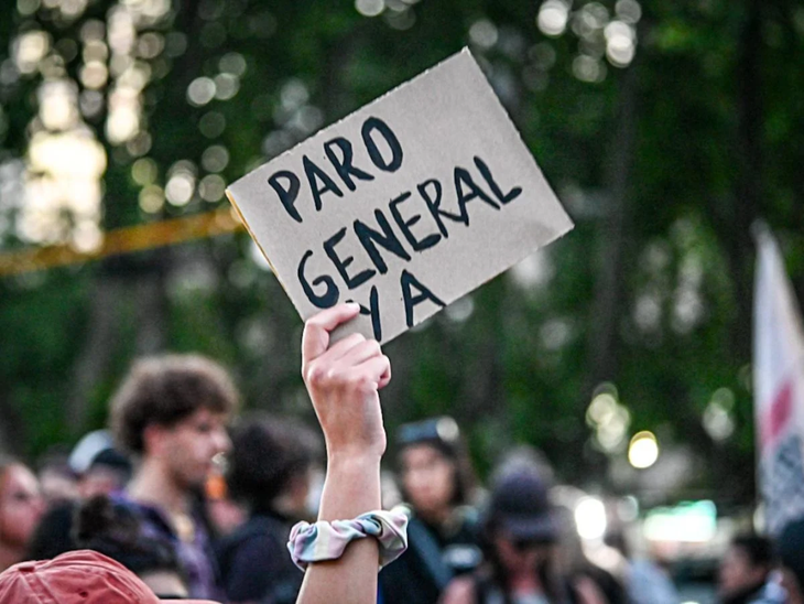 Este jueves, segundo paro general en todo el país
