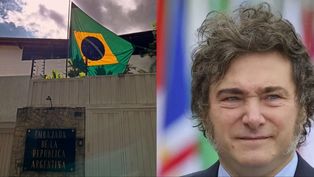 tras llamar comunista a lula, milei le tuvo que agradecer a brasil por la custodia de la embajada