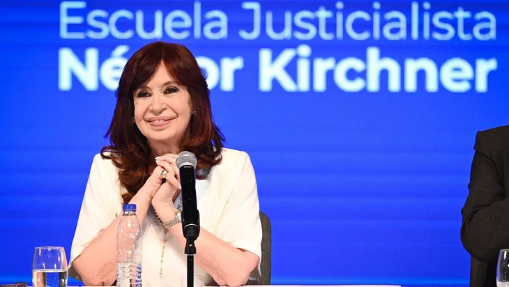 La vicepresidenta, Cristina Kirchner.