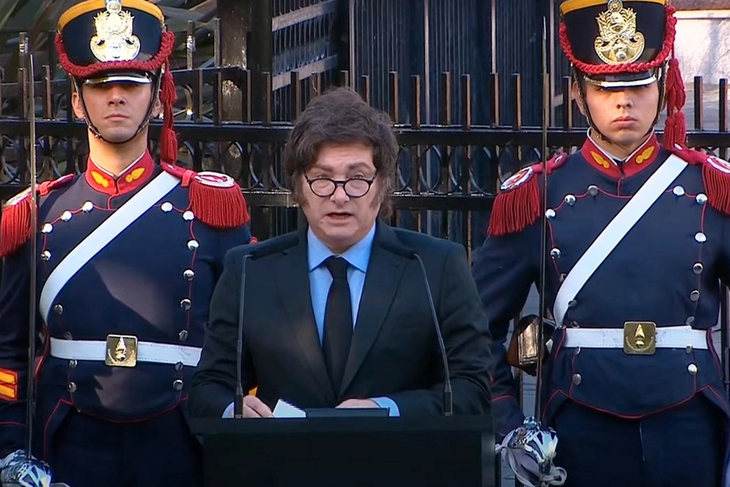 im milei acto malvinas