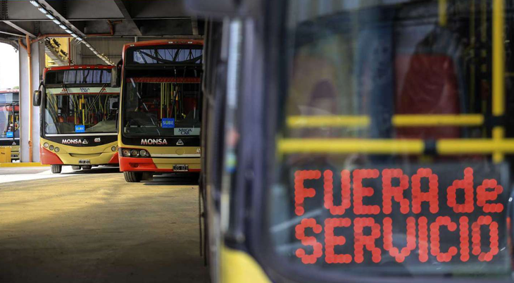 Este viernes, medida de fuerza en algunas líneas de colectivos del AMBA