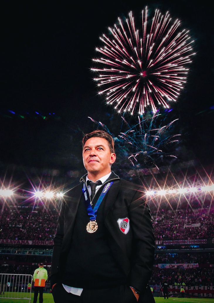 El ex DT de River, Marcelo Gallardo.