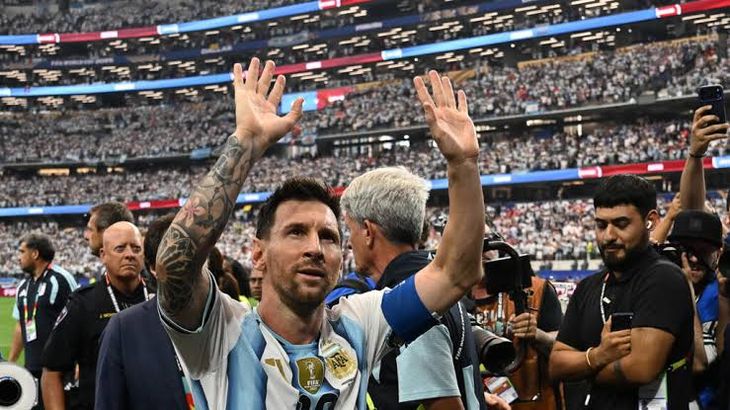 im messi festejoo
