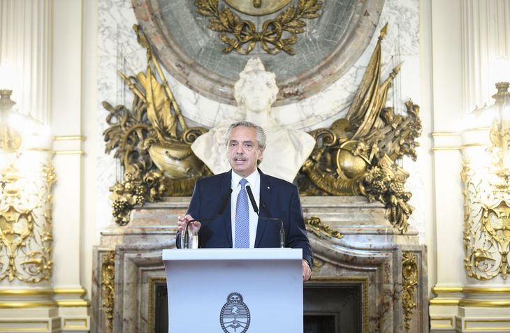 El presidente, Alberto Fernández.