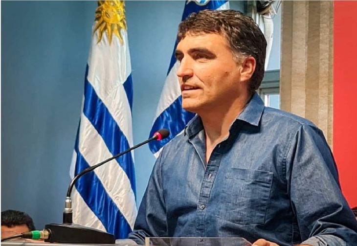 Andrés Lima, intendente de Salto.