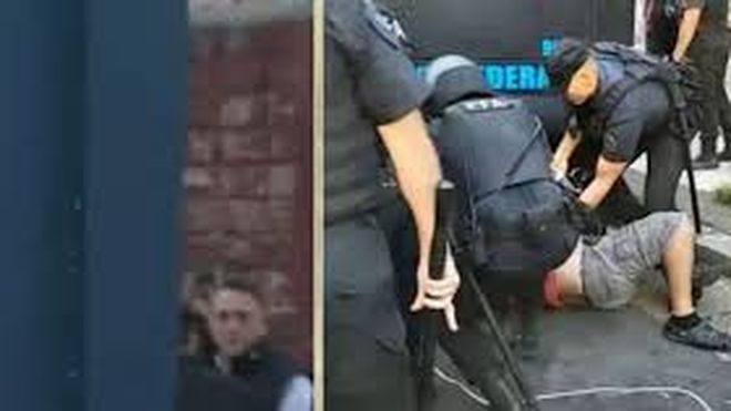 La Policía Federal atacó a un camarógrafo en el Congreso