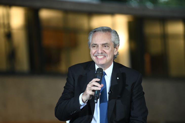 El presidente, Alberto Fernández.