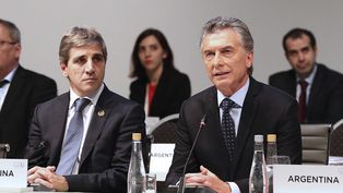 Toto Caputo y Mauricio Macri.