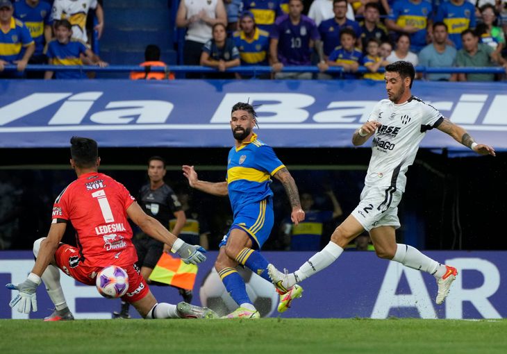 Boca Juniors contra Central Córdoba por la Liga Profesional.
