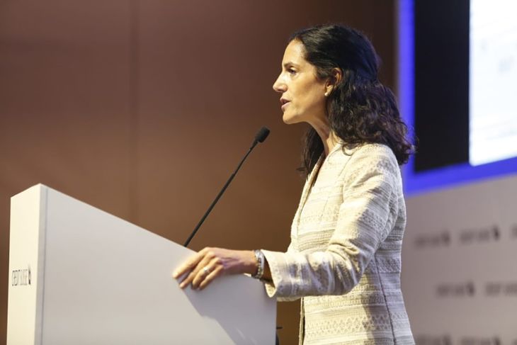 Azucena Arbleche, ministra de Economía y Finanzas (MEF) del Uruguay.