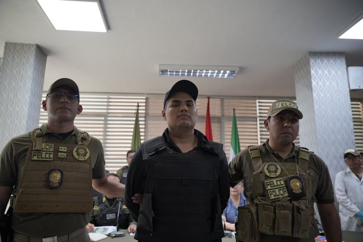 Erlan Iván García López fue capturado en Bolivia, acusado de ser el número 2 de Sebastián Marset.