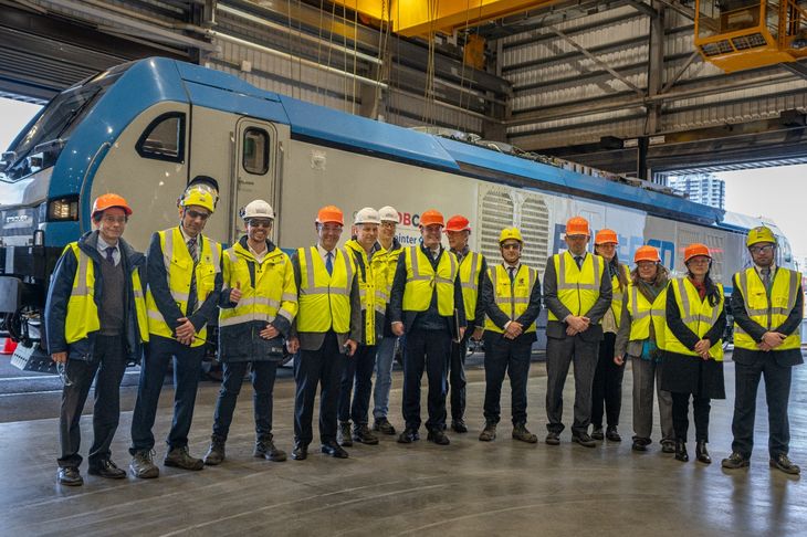 Autoridades del gobierno de Alemania supervisaron las obras del Ferrocarril Central, clave para las operaciones de UPM.