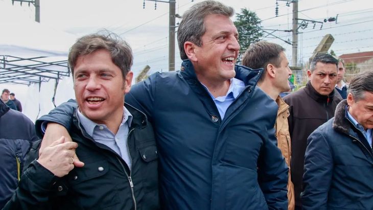 Sergio Massa encabeza junto a Axel Kicillof un acto en Ensenada.