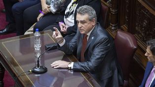 Agustín Rossi realizó su informe de gestión en el Senado