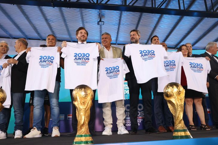 Se lanzó la candidatura conjunta entre Argentina, Uruguay, Paraguay y Chile para organizar la Copa del Mundo de 2030.